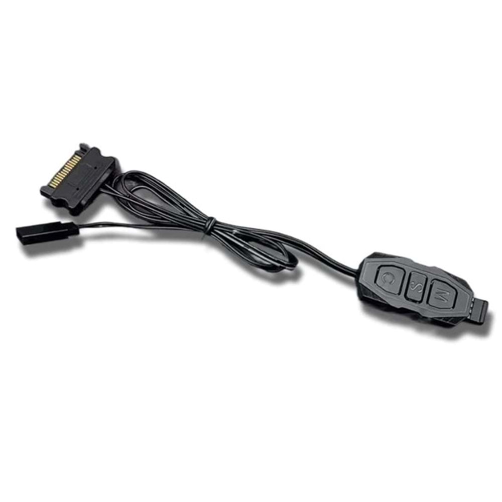 SNT Energy SNT AR-01 ARGB Kontrolcü Controller Denetleyici 5v 3pin SATA Güç Beslemeli 1 Port