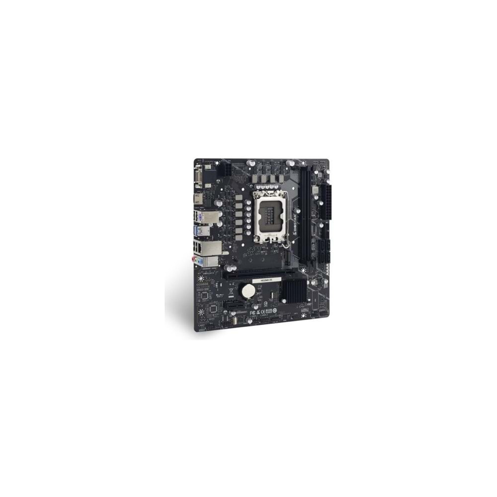 Biostar H610MH D5 Anakart Ddr5 5600MHZ M.2 Hdmı VGA USB 3.2 96GB Max 1700P (12.13.14.nesil)