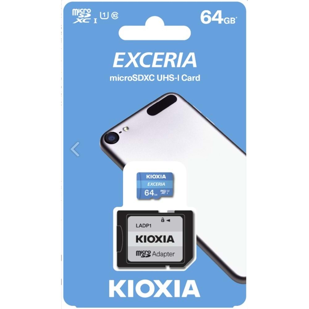 KIOXIA EXCERIA 64 GB MICRO SDXC UHS-1 100MB/S (LMEX1L064GG2)