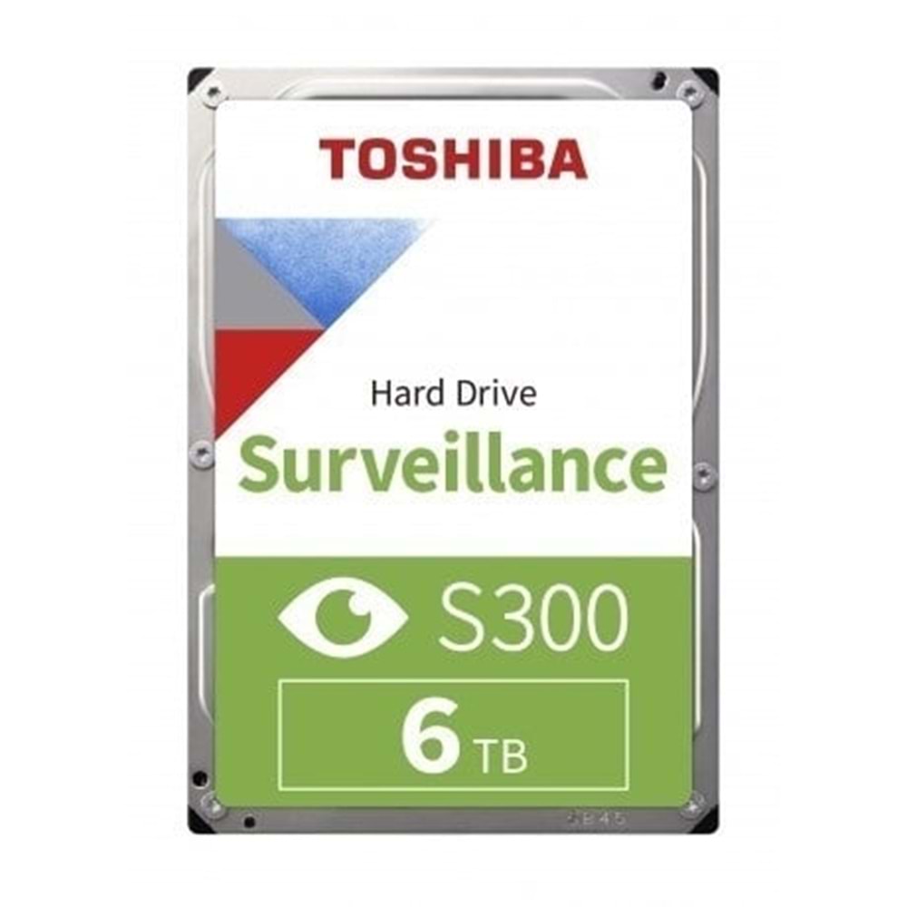 Toshiba 6TB S300 256MB 5400Rpm (HDWT860UZSVA) Güvenlik Diski