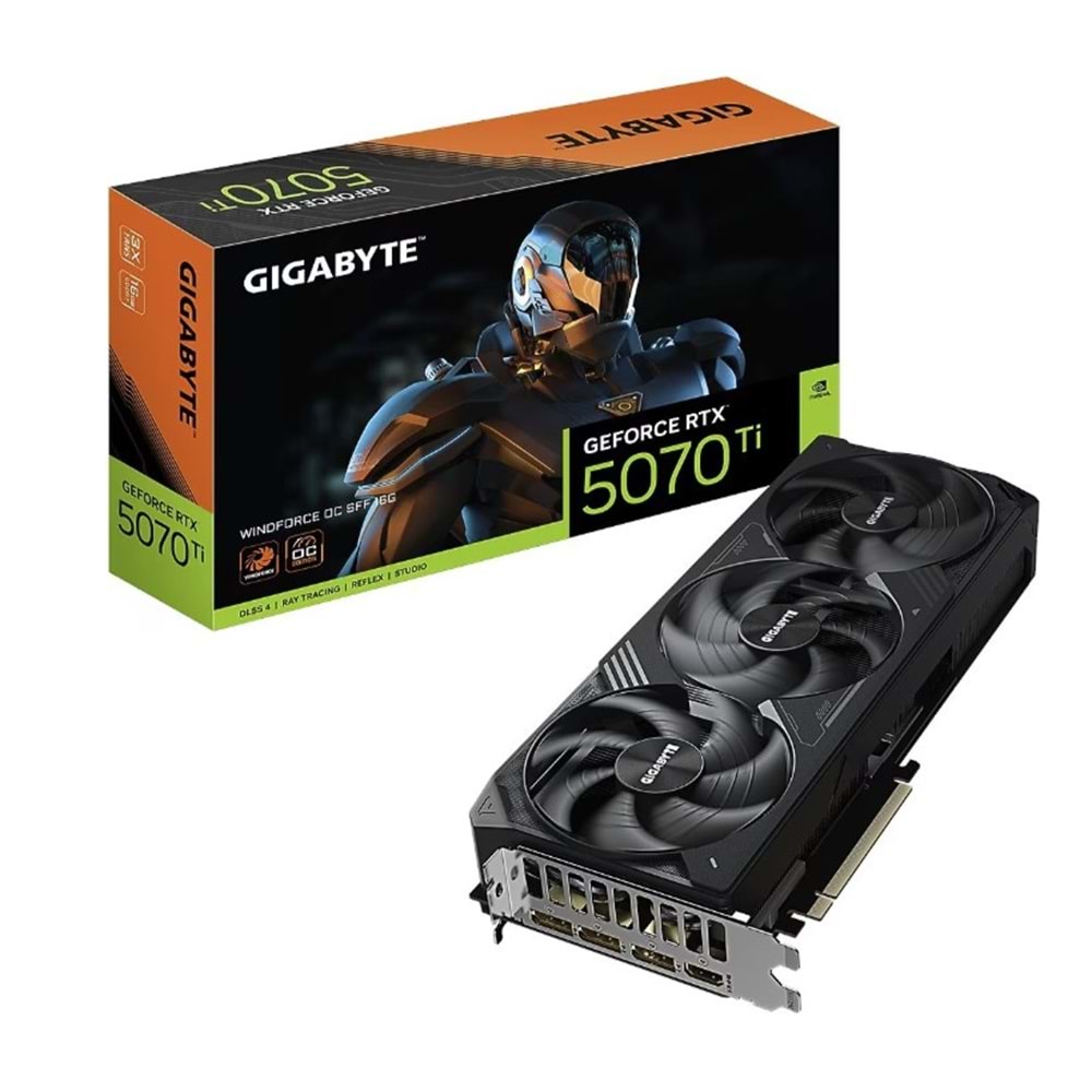 GIGABYTE GeForce RTX™ 5070 Ti WINDFORCE OC SFF 16G GV-N507TWF3OC-16GD