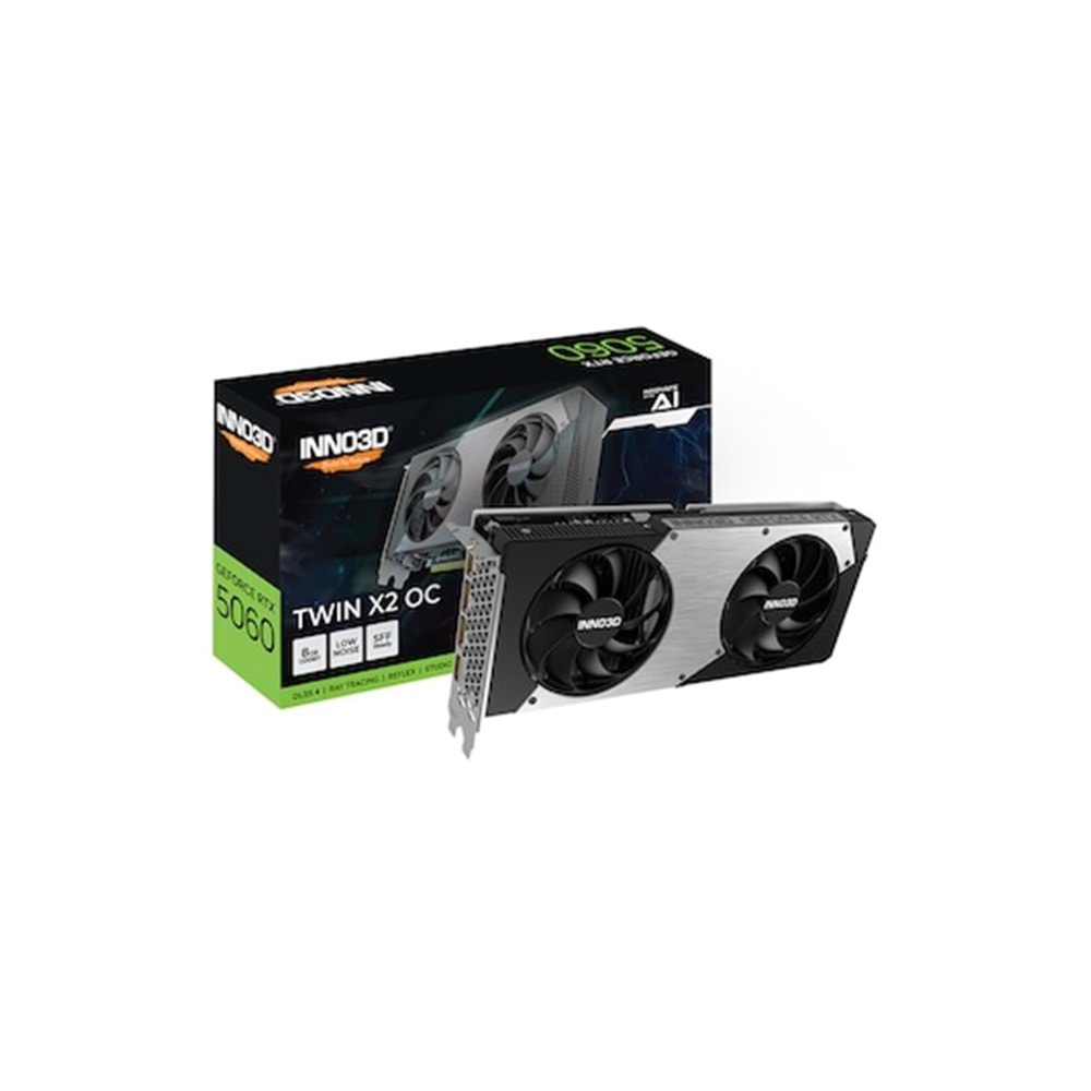 Inno3D RTX5060Ti 8GB Twin X2 OC White 128Bit GDDR7
