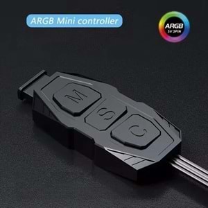 SNT Energy SNT AR-01 ARGB Kontrolcü Controller Denetleyici 5v 3pin SATA Güç Beslemeli 1 Port