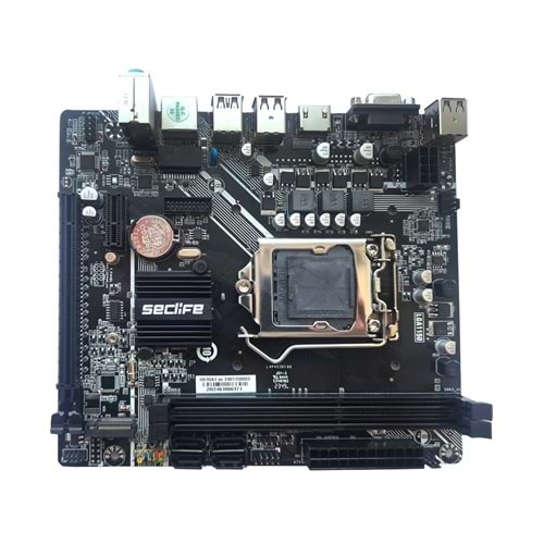 SECLIFE H81 H81DA1 1150P DDR3 SES GLAN HDMI/VGA SATA3 USB3.0 mATX