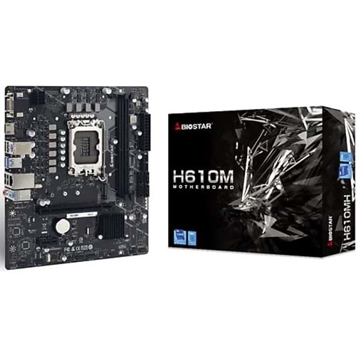 Biostar H610MHP 2.0 Intel 1700p DDR4 3200 HDMI VGA M2 mATX