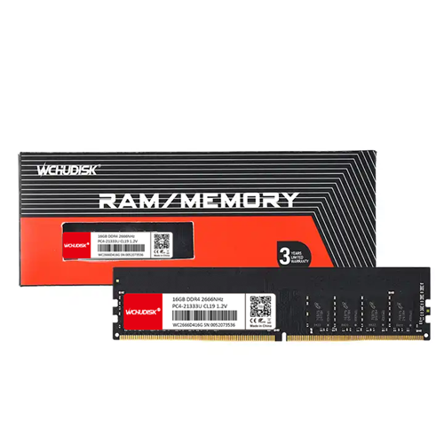 Wchudisk 16 GB DDR4 2666 Mhz PC4-21300U CL19 1.2V Masaüstü Ram
