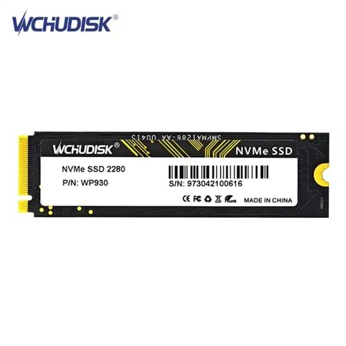 Wchudisk 1TB Wp930-1TB 3500 MB/Sn - 2800 MB/Sn M.2 2280 NVME 3.0 Ssd Harddisk
