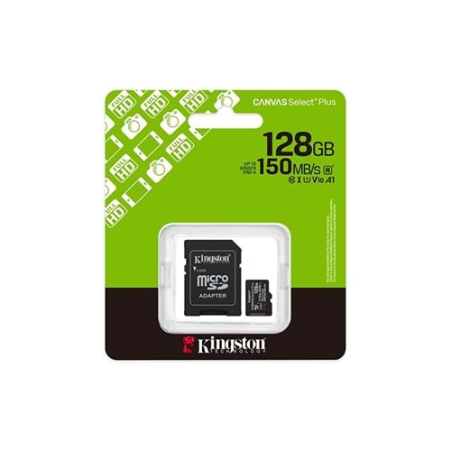 128 GB KINGSTON CANVAS SELECT PLUS GEN3 MICRO SDXC UHS-I 150MB/S (SDCS3/128GB)