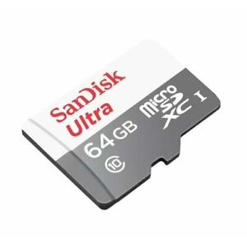 Sandisk Ultra 64 GB 100 MB/s UHS-I Class 10 SDSQUNR-064G-GN3MN Micro SD Kart