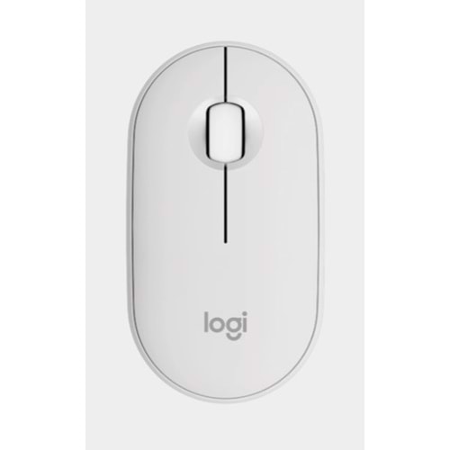 LOGITECH 910-007013, M350S Beyaz, Pebble 2, Nano, Bluetooth, Kablosuz, 4000dpi, Optik, 3 Tuşlu, 24ay Pil Ömrü, Sessiz Mouse