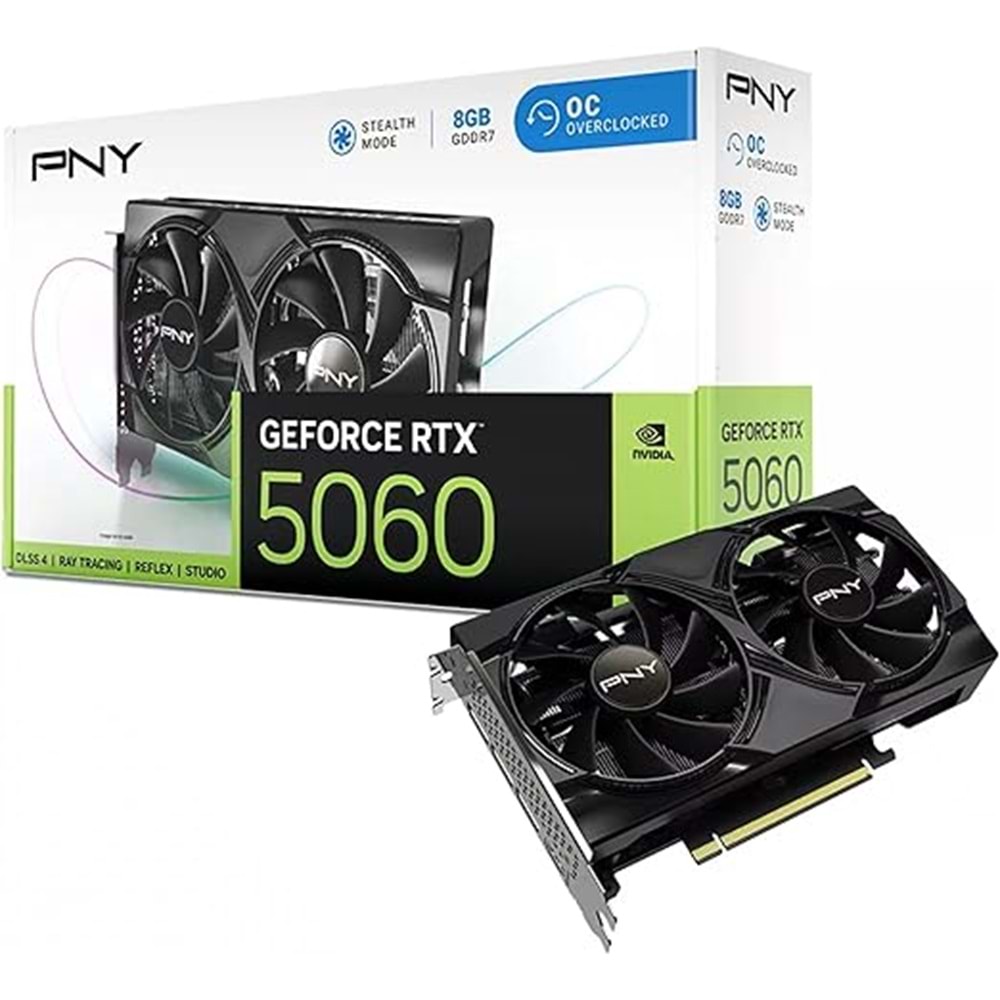 PNY RTX 5060 OC 8GB GDDR7 128Bit VCG50608DFXPB1-O Ekran Kartı